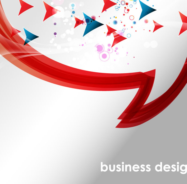 Vivid Arrow vector background mix 03