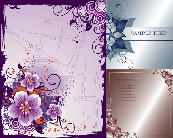 flower border vector