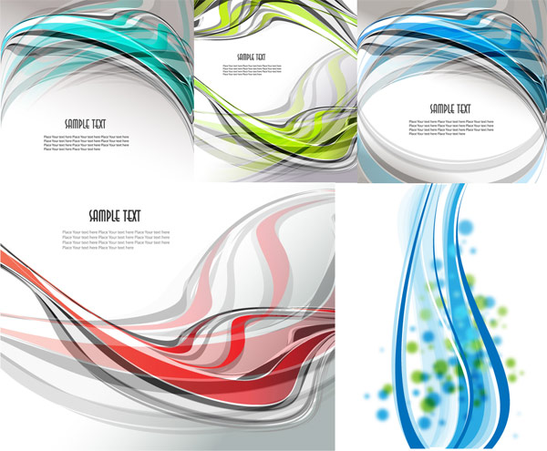 The dynamic lines of the background art