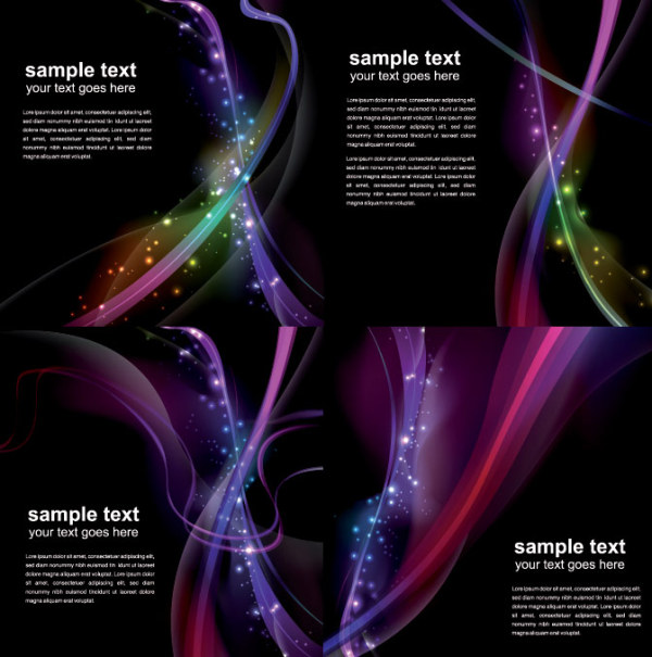 Creative light design backgrounds 02 art