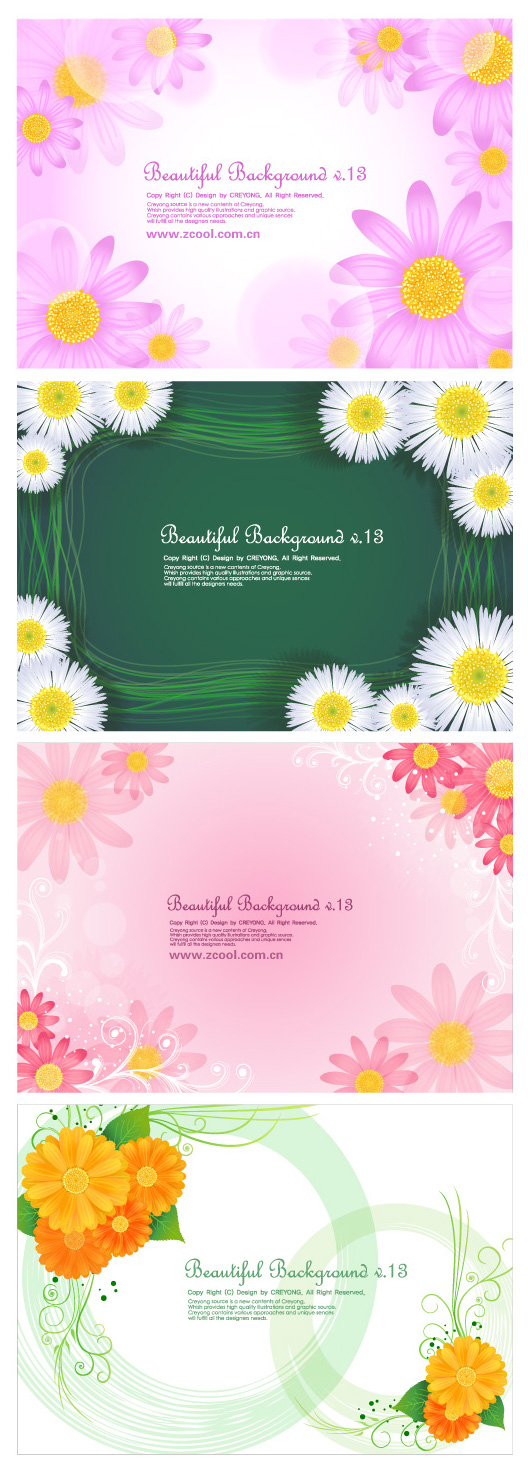Lovely small chrysanthemum backgrounds
