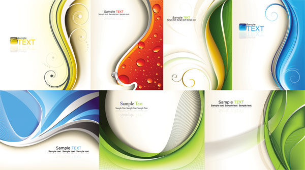 The dynamic lines of the background art vector