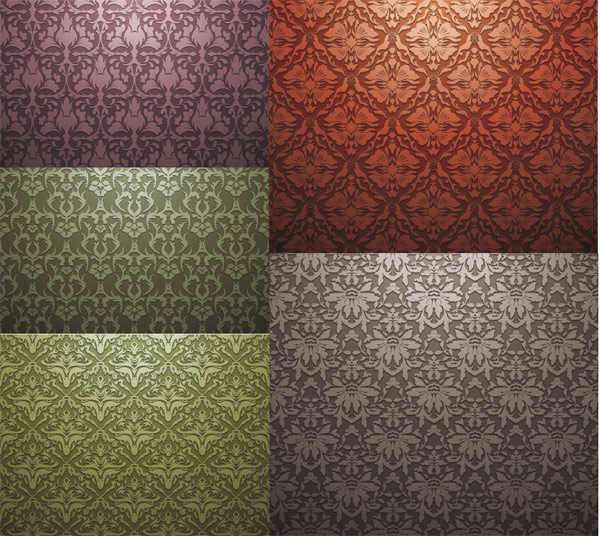 wallpaper tiled background pattern European-style continuous background 