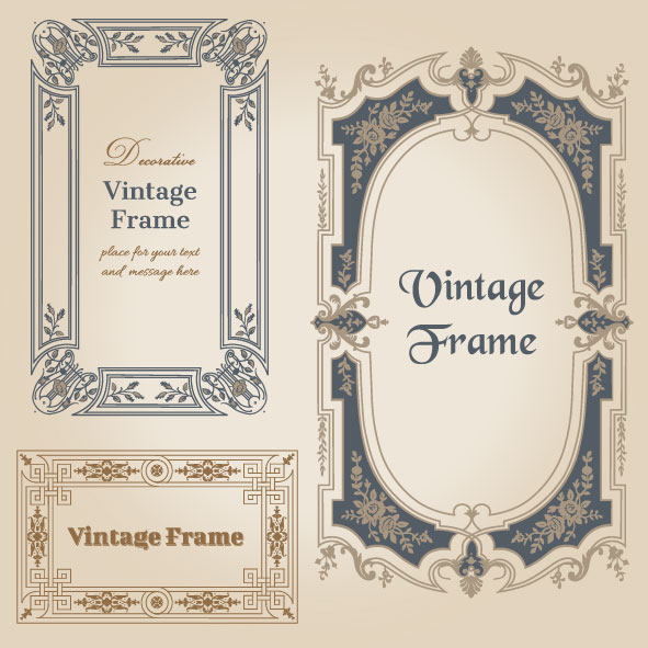 vintage frame decorative 