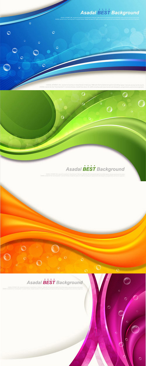 Circular bubble background color