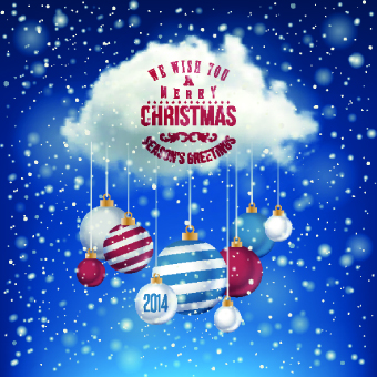 vector background merry christmas background 2014 