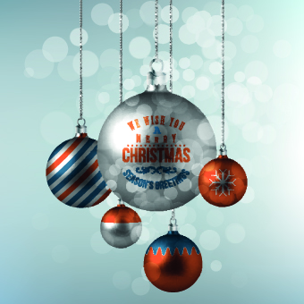 vector background merry christmas 2014 