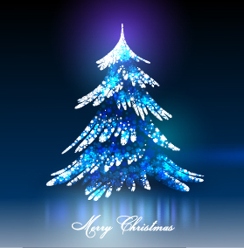 2016 Christmas with shiny christmas tree vector 2016 Christmas with shiny christmas tree vector