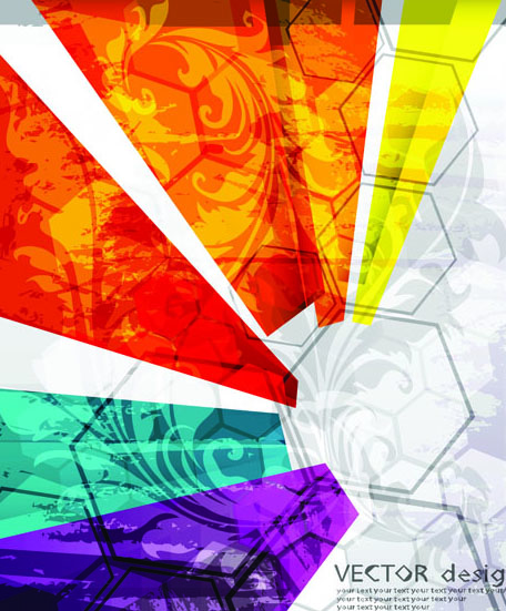 Stylish Abstract vector background art 03