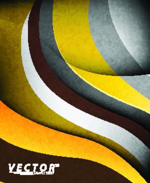Stylish Abstract vector background art 05