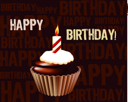 Birthday cakes and candles vector set 01