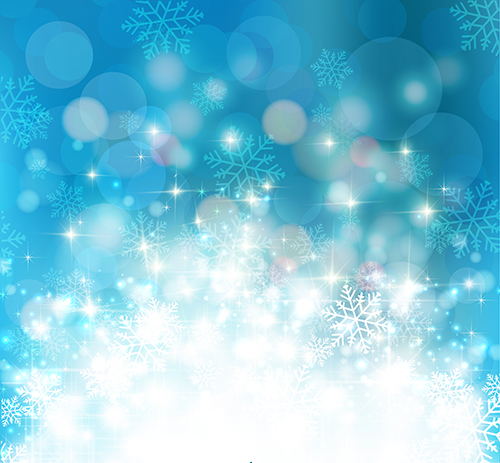 snowflake christmas background vector atmosphere 