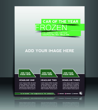 Business flyer and brochure cover design vector 84