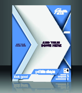 Business flyer and brochure cover design vector 85