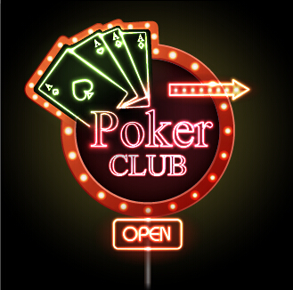 Creative neon advertising sign vector 04
