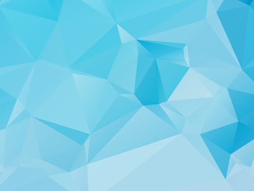 Embossment triangular blue background vector 07