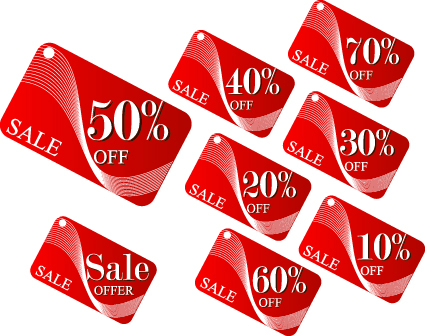 Creative Gift cards discount design vector 01