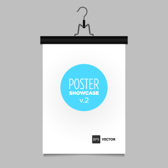 template vector template poster blank 