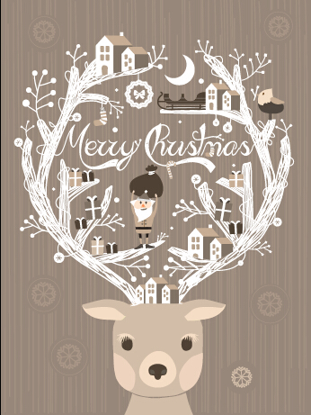 santa claus santa reindeer background 