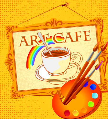Set of Retro cover menu cafe and restaurant vector 02