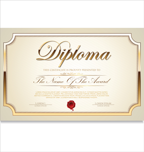 Vector Certificate template 02