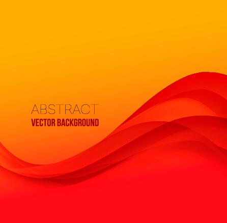 Vector wavy color background graphics 07