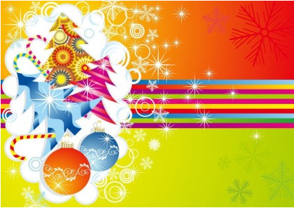Xmas Card Vector vector