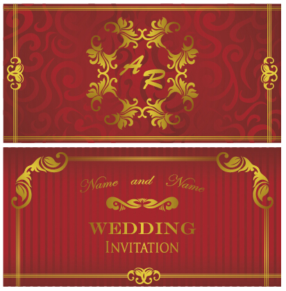 wedding luxurious invitation floral 