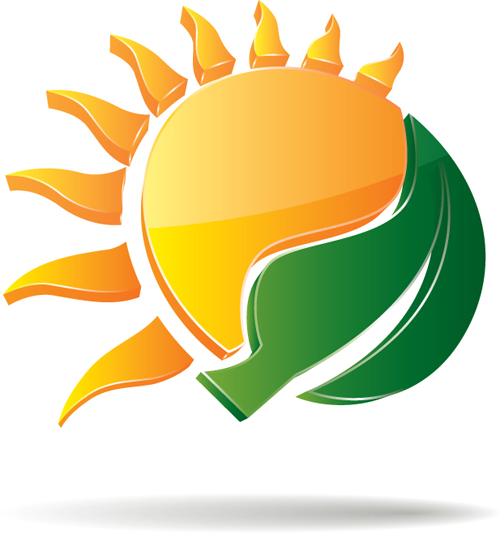 Set of Sunny day vector background 02