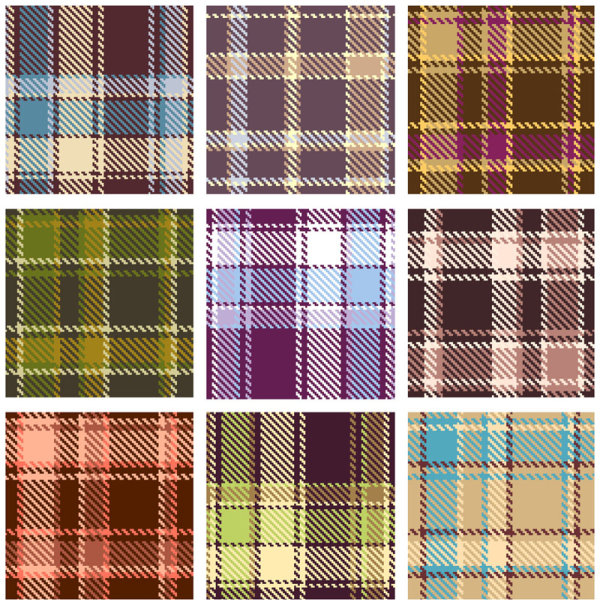 free Plaid pattern vector 02