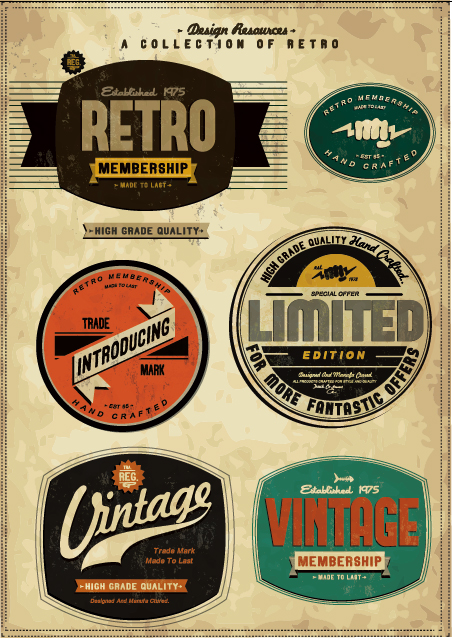 vintage stickers sticker labels label commerce 