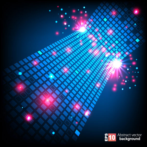 creative Pixels background vector set 04