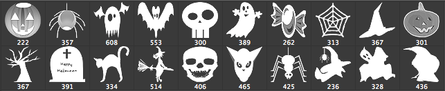 Free Halloween Photoshop Brushes