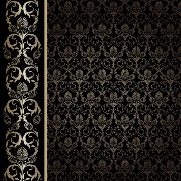 Gorgeous Decorative Pattern Wallpaper Background Vector Graphic Welovesolo