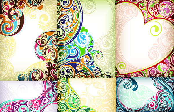 Decorative pattern background