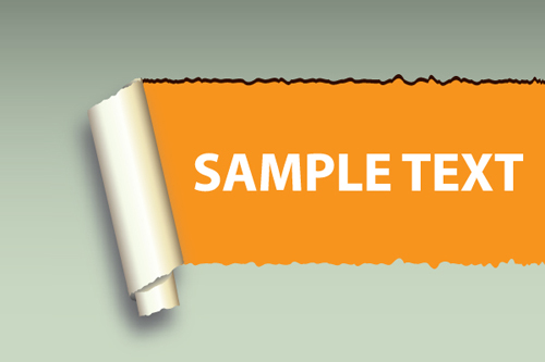 Set of Paper Ripped backgrounds vector 02