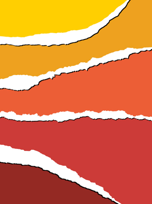 Set of Paper Ripped backgrounds vector 04