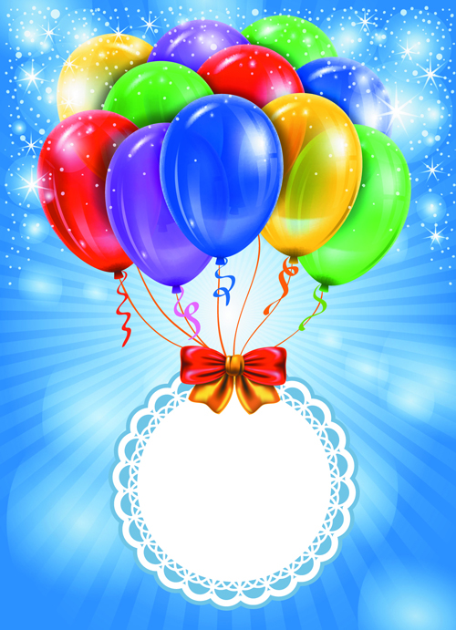 happy birthday happy colorful balloons balloon background 