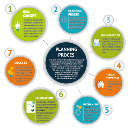 Business Infographic creative design 1812
