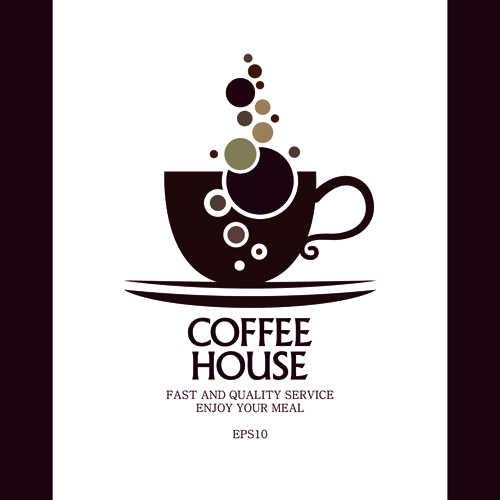 menu creative cover Coffee house coffee 
