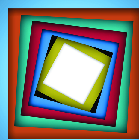 Abstract of Colorful frame background vector 01