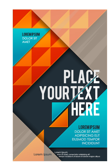 Creative business cover templates vector set 02