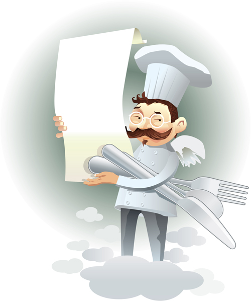 vector material cook background vector background 