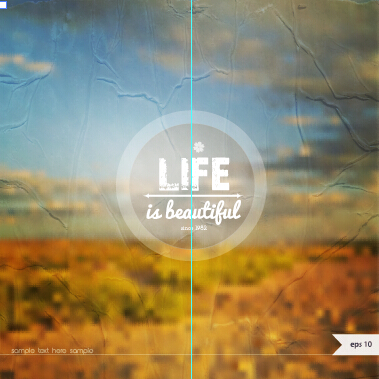 Life summer blurs background vector 05