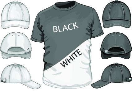 Different Mens wear Illustration vector 05