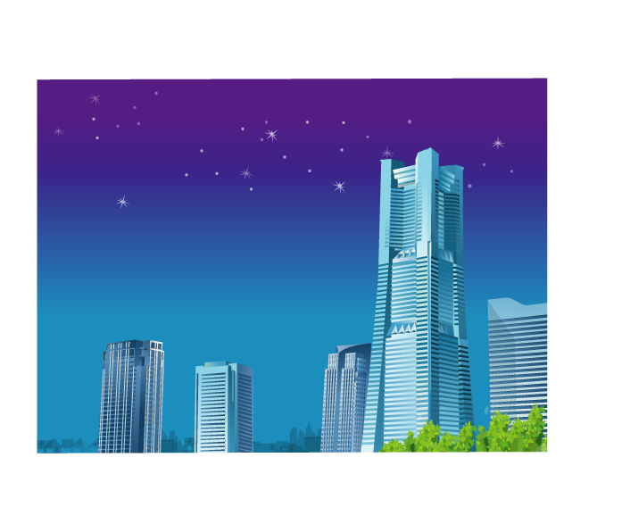 rn city skyscrapers design vector 08 Modern city skyscrapers design vector 08