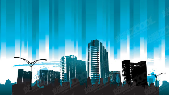 rn city skyscrapers design vector 09 Modern city skyscrapers design vector 09