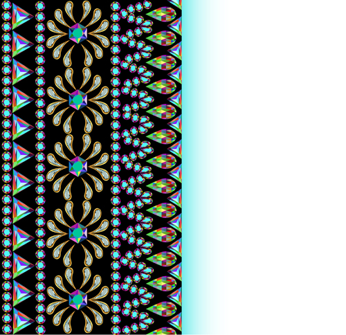Ornate diamonds art background vector 04