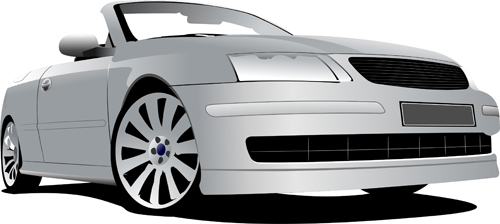 Realistic car creative design vector template 20