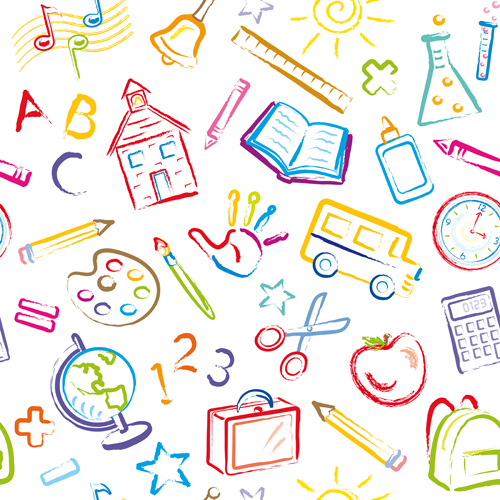 School drawn Creative vector 13